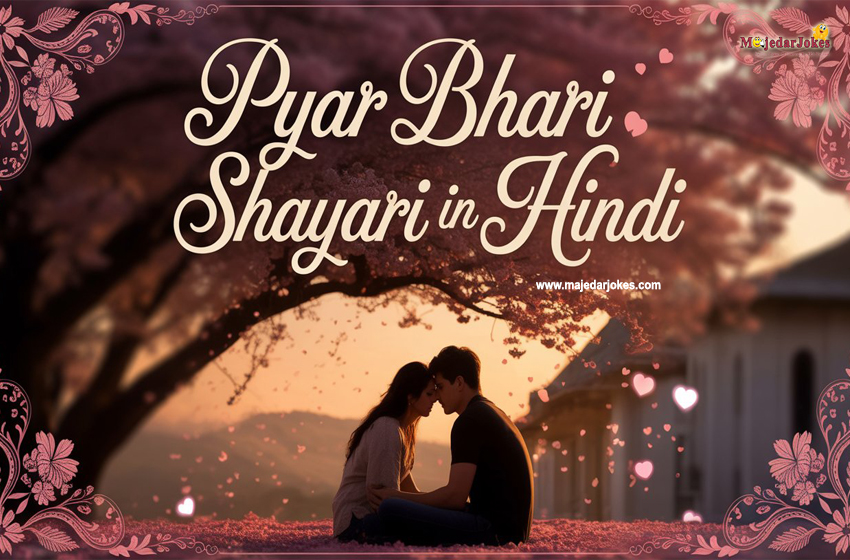 Latest प्यार भरी शायरी हिंदी में | Pyar Bhari Shayari in Hindi