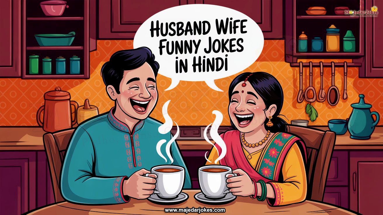 Husband Wife Funny Jokes in Hindi - पति पत्नी जोक्स हिंदी में